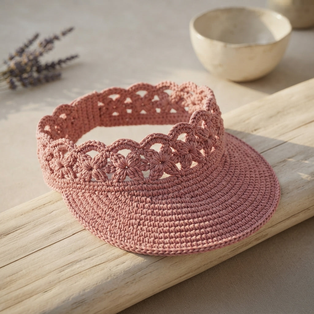 Trendy Sun Visor | Crochet Visor Pattern — Design 5