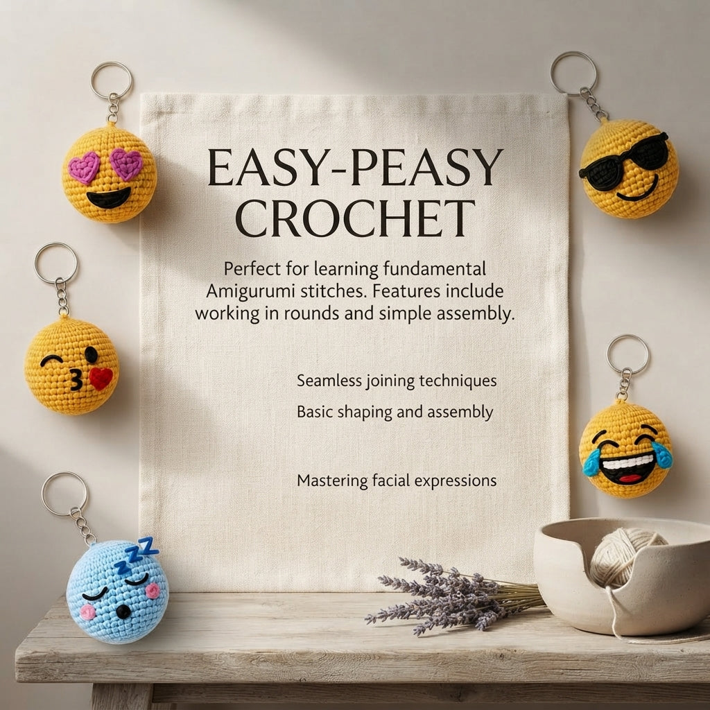 Mega 100 Crochet Keychain Patterns | PDF Bundle — Design 2