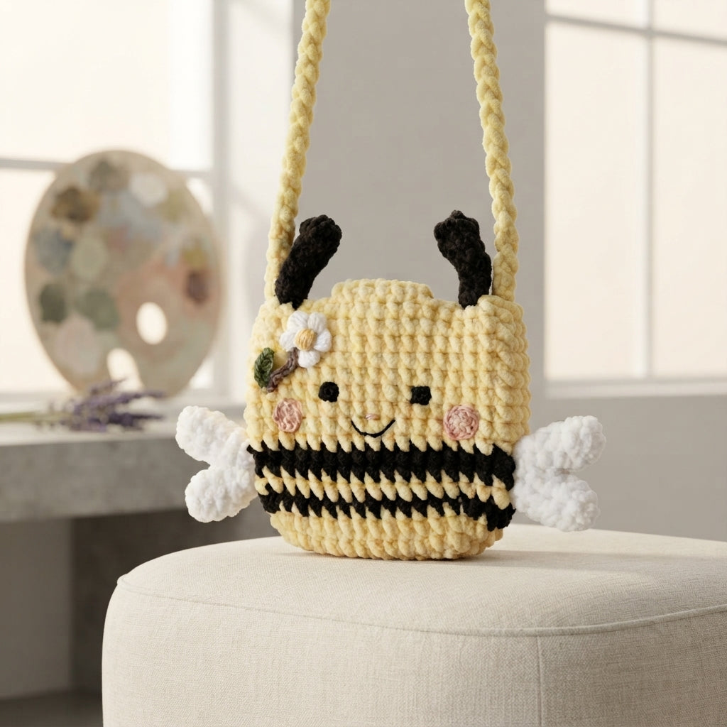 Bee Kids Crossbody | Crochet Pattern PDF
