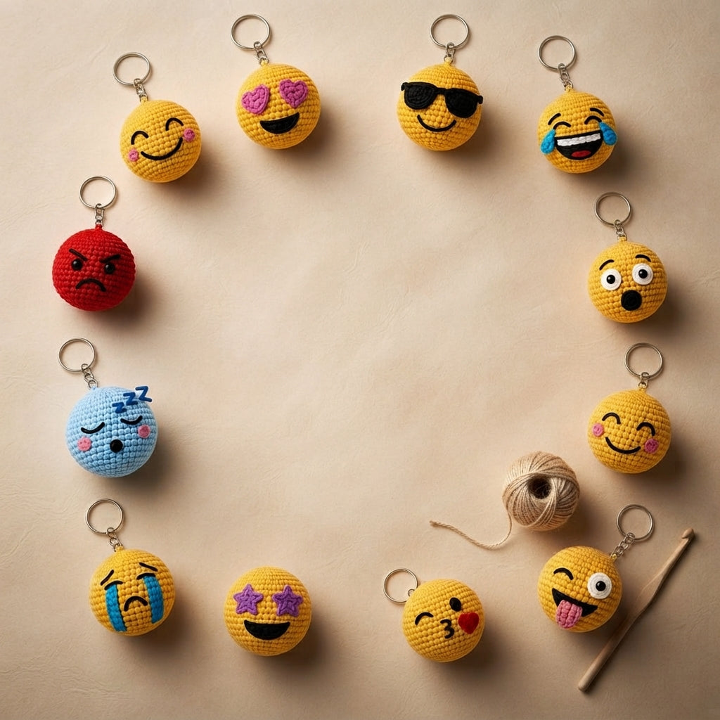 Mega 100 Crochet Keychain Patterns | PDF Bundle — Design 2