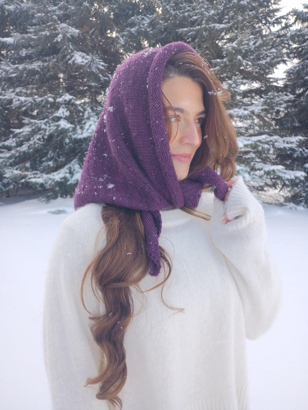 Estonian Triangle Head Scarf | Knitting Pattern PDF