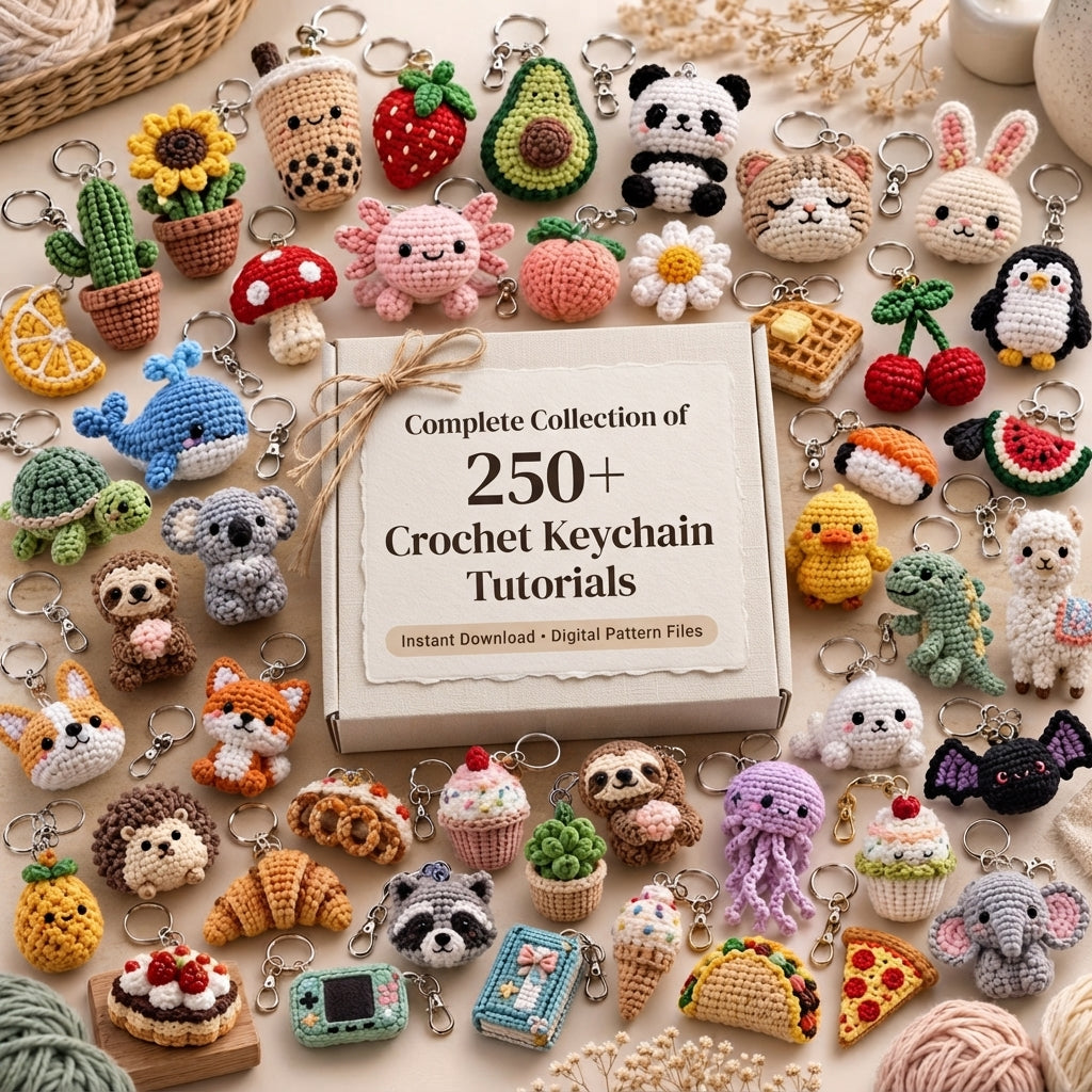 Ultimate Keychain Collection | 200+ Amigurumi PDF