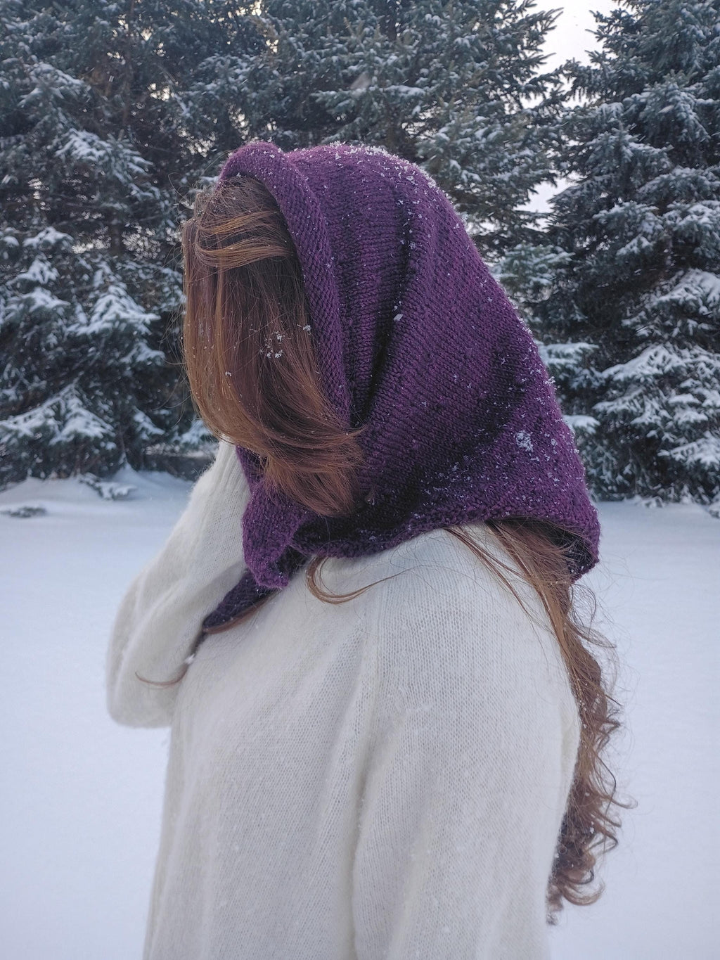 Estonian Triangle Head Scarf | Knitting Pattern PDF