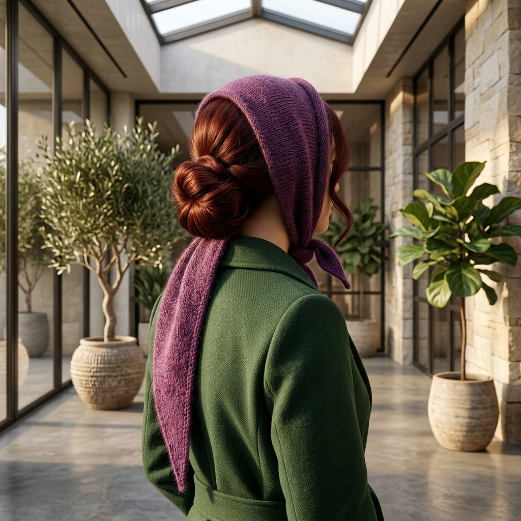 Estonian Triangle Head Scarf | Knitting Pattern PDF