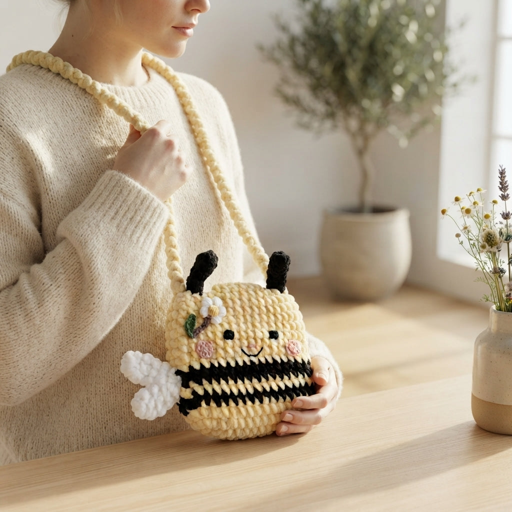 Bee Kids Crossbody | Crochet Pattern PDF