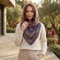 Fable Cowl Hooded Scarf | Textured Crochet Pattern PDF