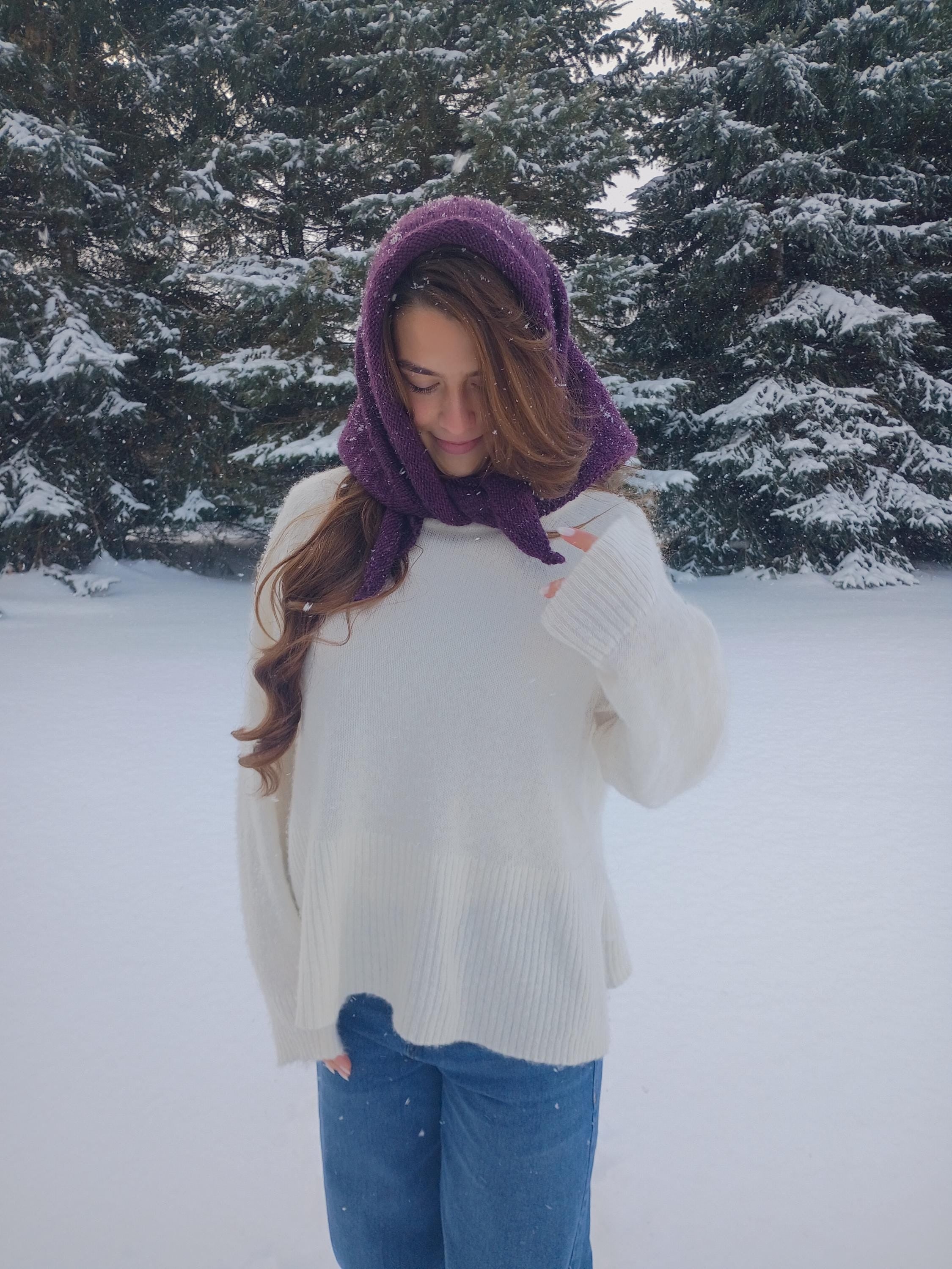Estonian Triangle Head Scarf | Knitting Pattern PDF