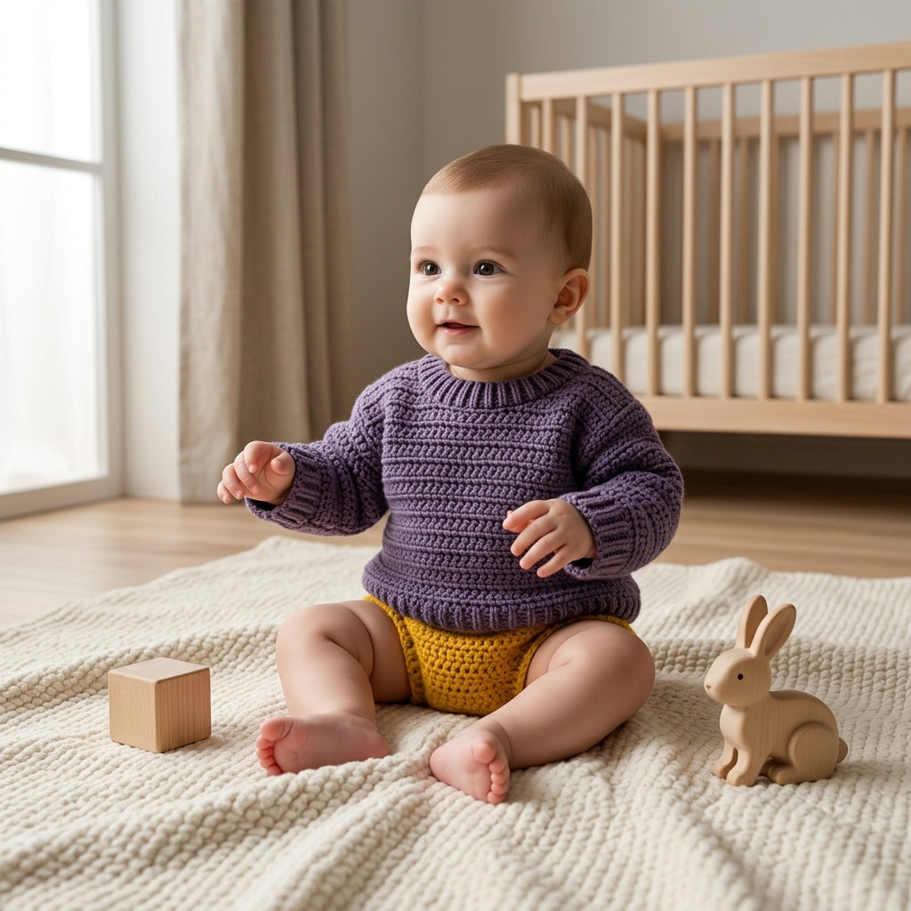 Sweater Newborn Pullover Baby Pullover | Crochet Pattern PDF