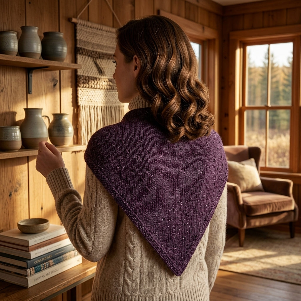 Estonian Triangle Head Scarf | Knitting Pattern PDF