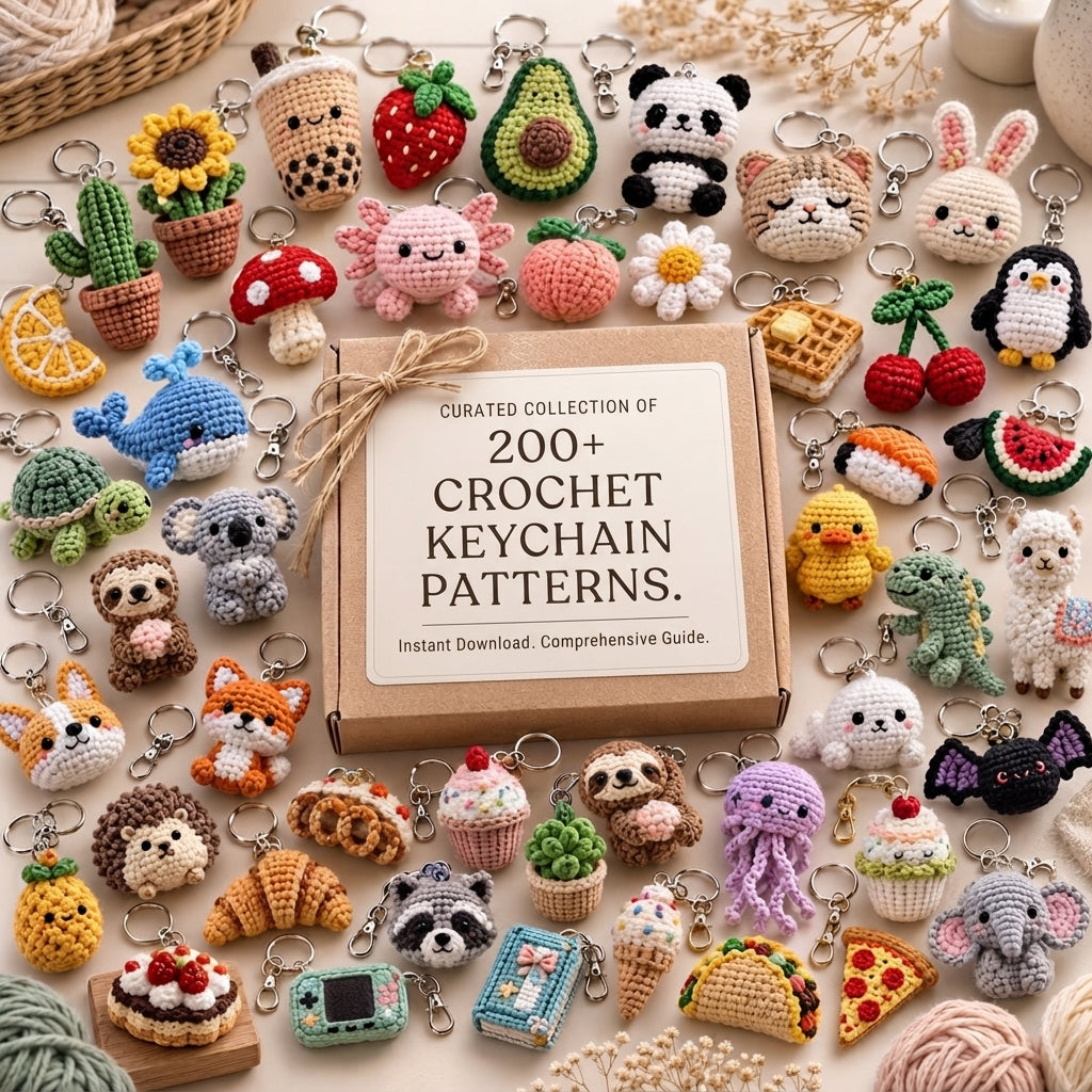 Ultimate Keychain Collection | 200+ Amigurumi PDF