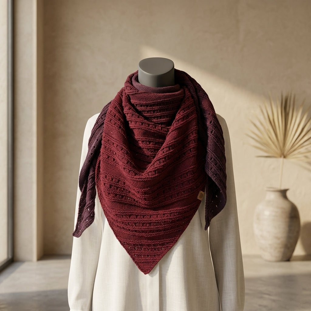 Primera Triangular Shawl | Knitting Pattern PDF (German)