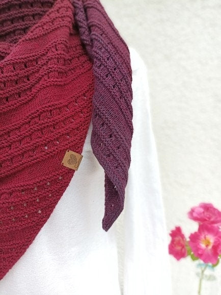 Primera Triangular Shawl | Knitting Pattern PDF (German)
