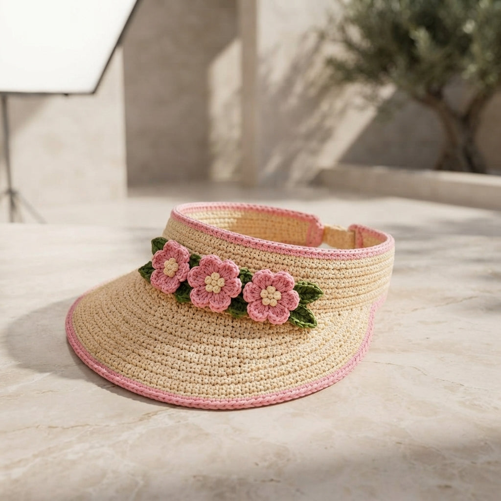 Elegant Summer Hat | Crochet Pattern PDF — Design 3