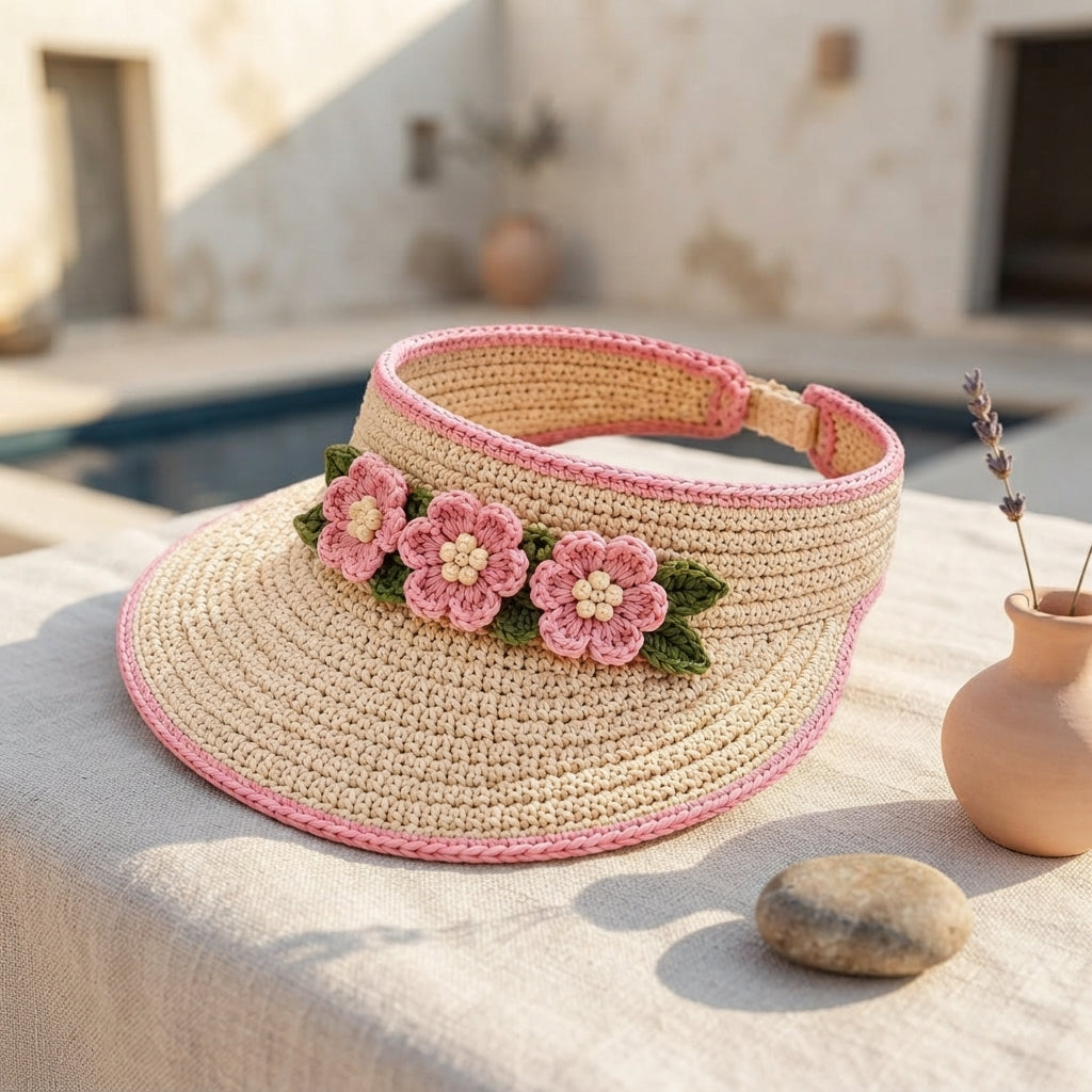 Elegant Summer Hat | Crochet Pattern PDF — Design 3