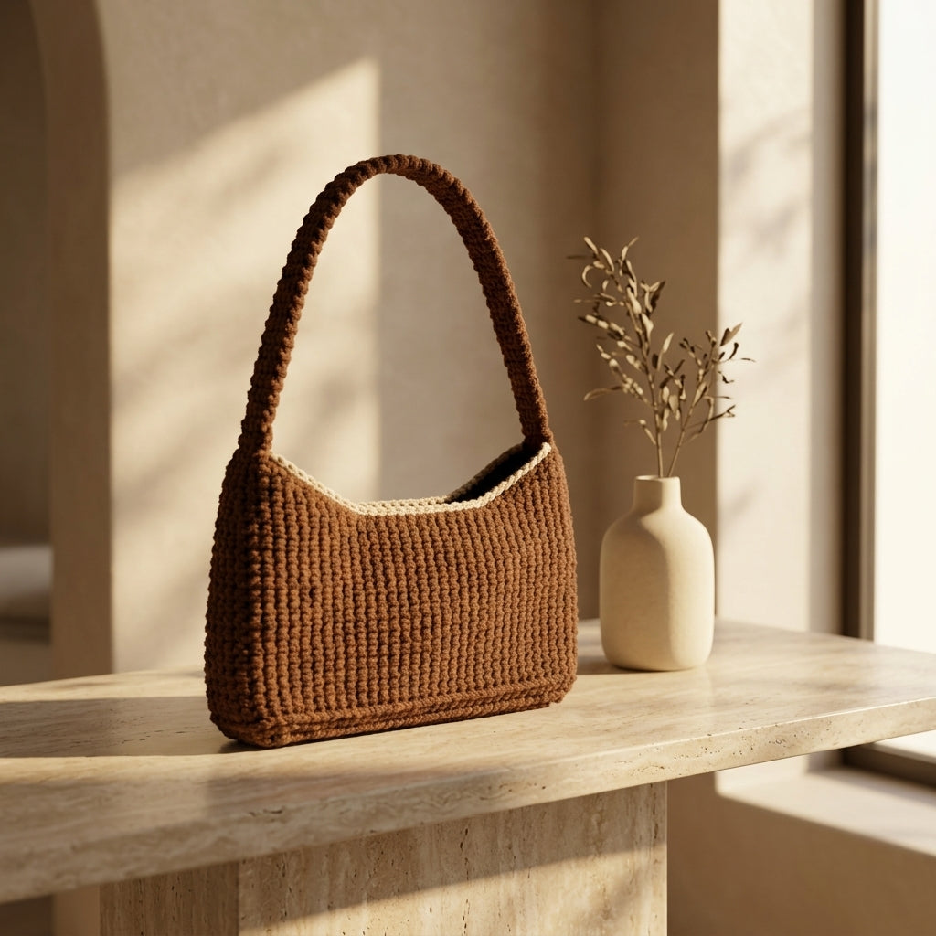 Aesthetic Shoulder Shoulder Bag | Crochet Pattern PDF
