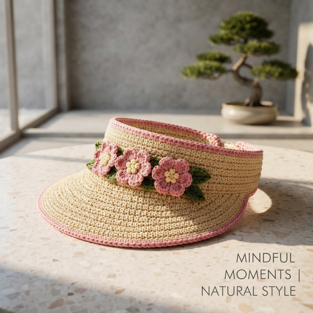 Elegant Summer Hat | Crochet Pattern PDF — Design 3