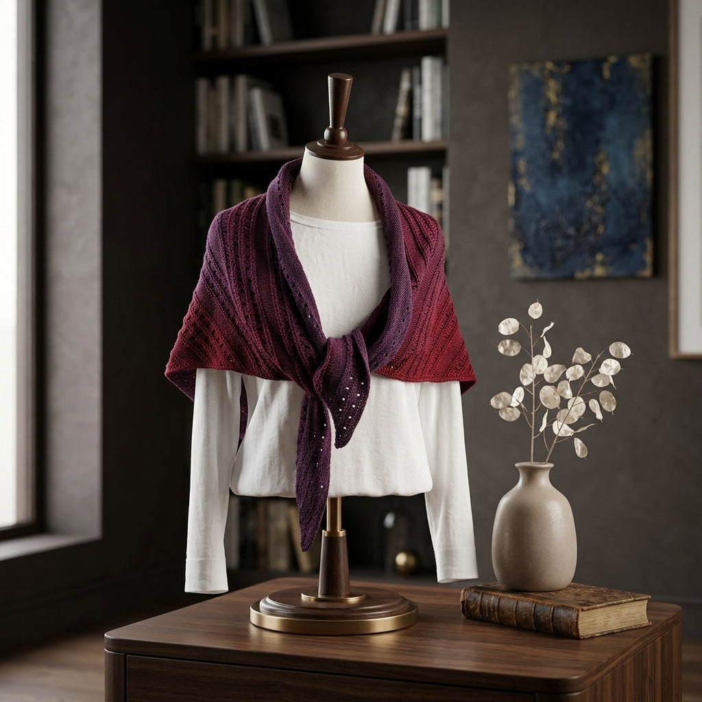 Primera Triangular Shawl | Knitting Pattern PDF (German)