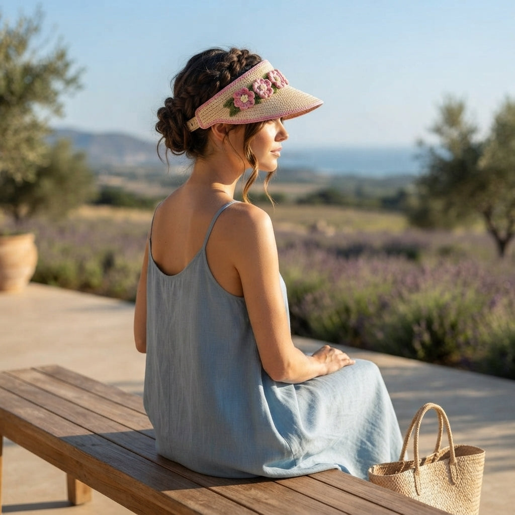 Elegant Summer Hat | Crochet Pattern PDF — Design 3