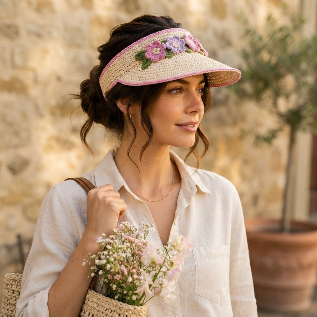 Elegant Summer Hat | Crochet Pattern PDF — Design 3