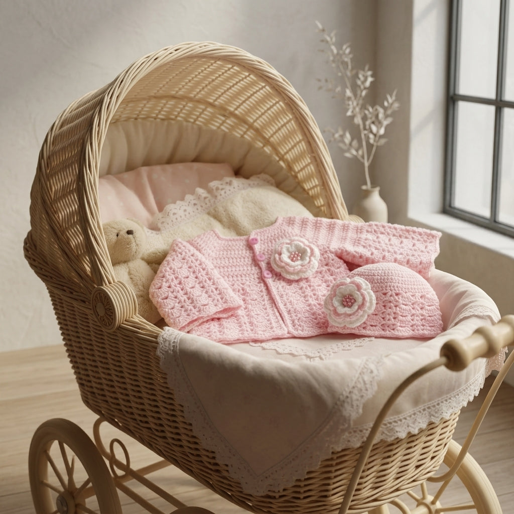 Hat Cardigan Clothes Baby Cardigan | Crochet Pattern PDF