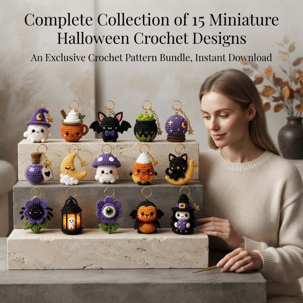 Giant Amigurumi Bundle | 15+ Keychain PDFs