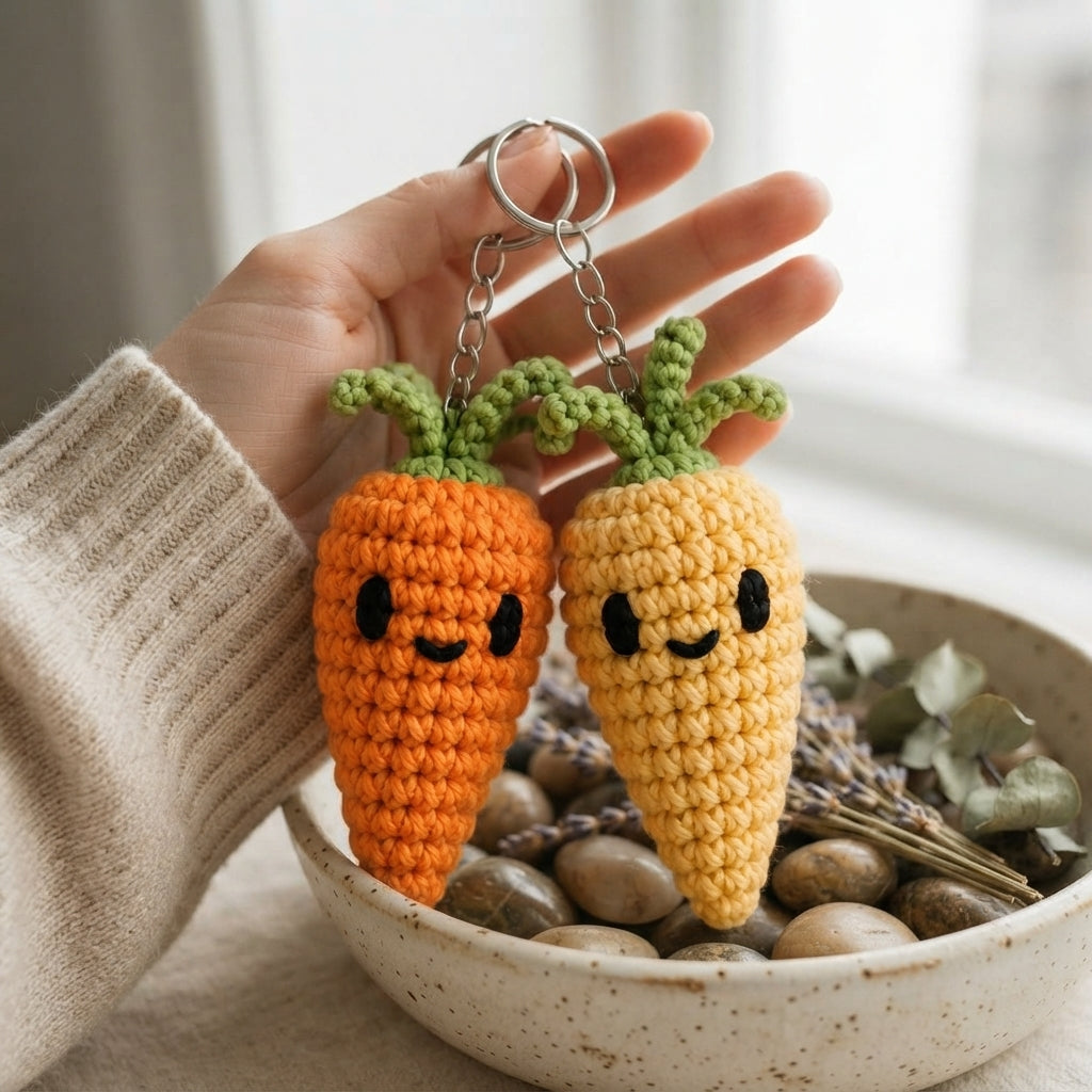 6+ Adorable Keychain Patterns | Crochet PDF Set