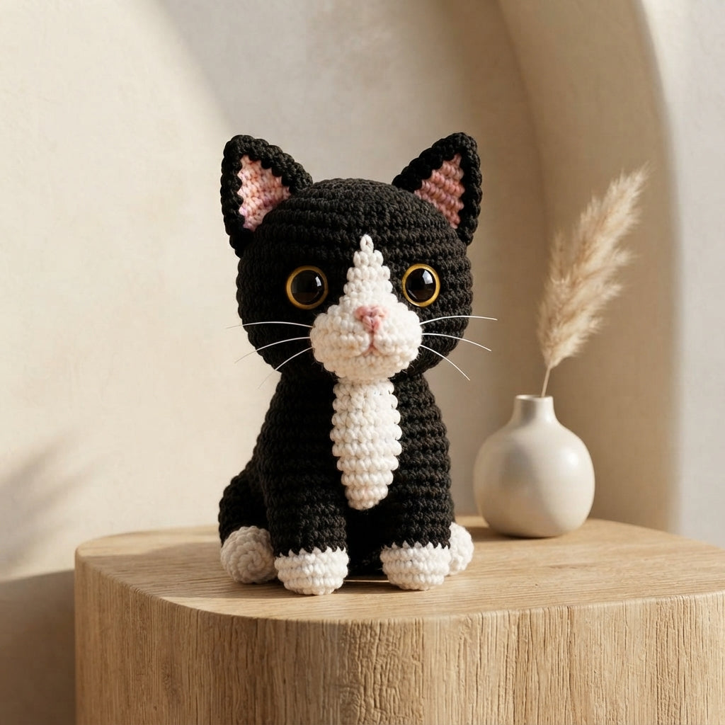 Handmade Amigurumi Kitten | Crochet PDF Pattern