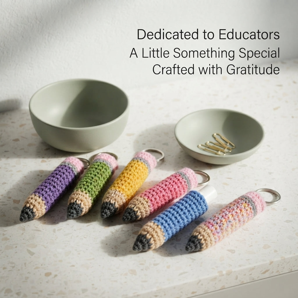 6+ Adorable Keychain Patterns | Crochet PDF Set