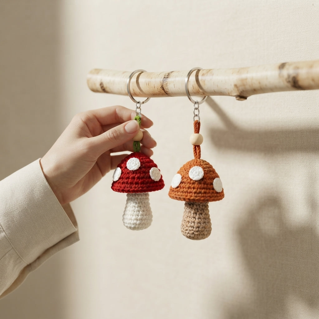 6+ Adorable Keychain Patterns | Crochet PDF Set