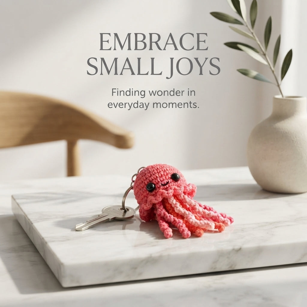 Pretty Jellyfish Charm | Handmade Crochet Pattern