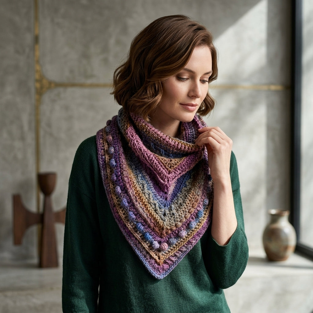 Fable Cowl Hooded Scarf | Textured Crochet Pattern PDF