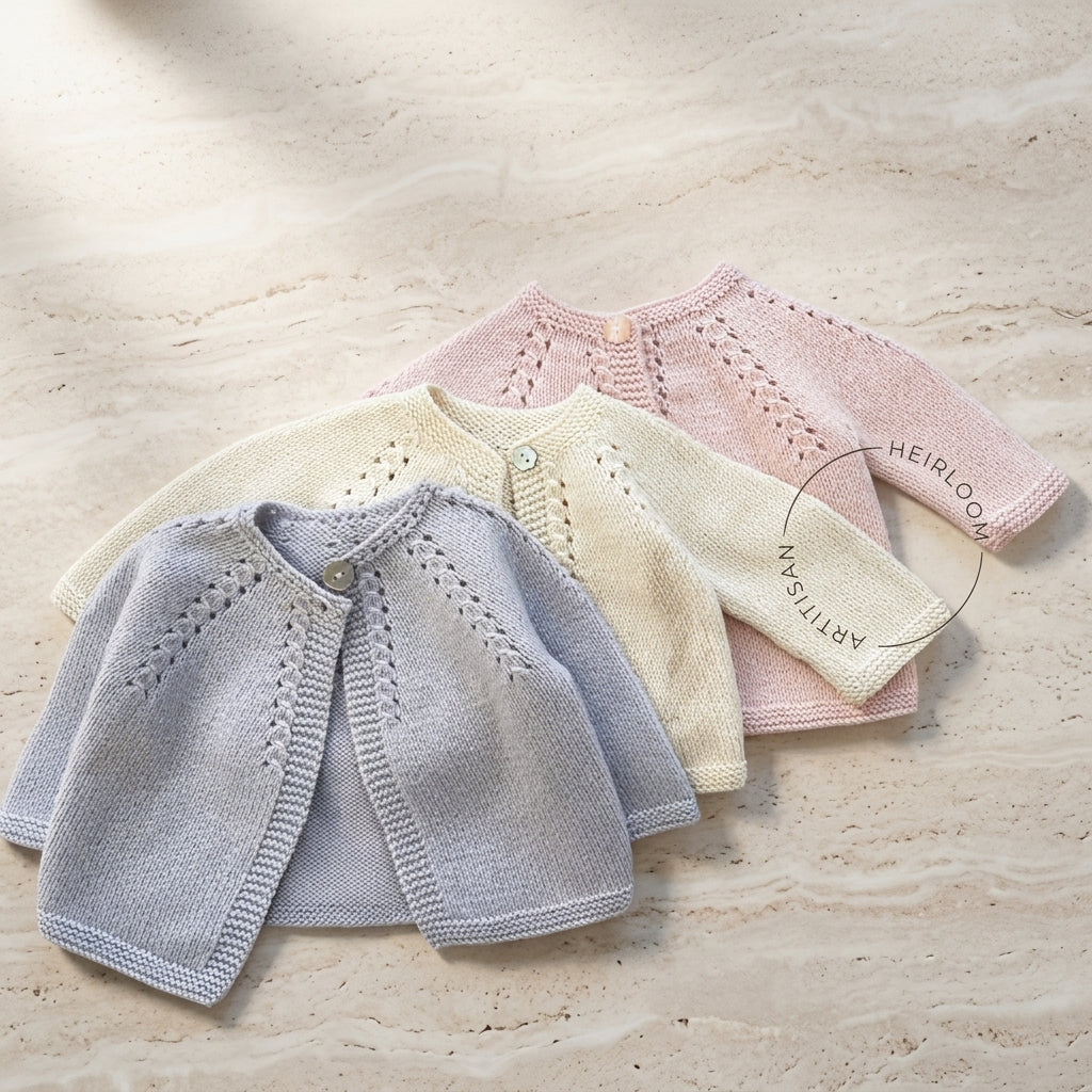 Knitting Cardigan Sweater Baby Cardigan | Crochet Pattern PDF