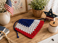 Americana Granny Stitch Bandana | Crochet Pattern PDF