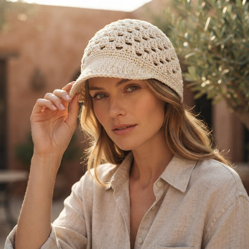 Stylish Visor | Handmade Crochet PDF