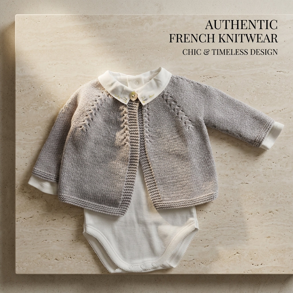 Knitting Cardigan Sweater Baby Cardigan | Crochet Pattern PDF