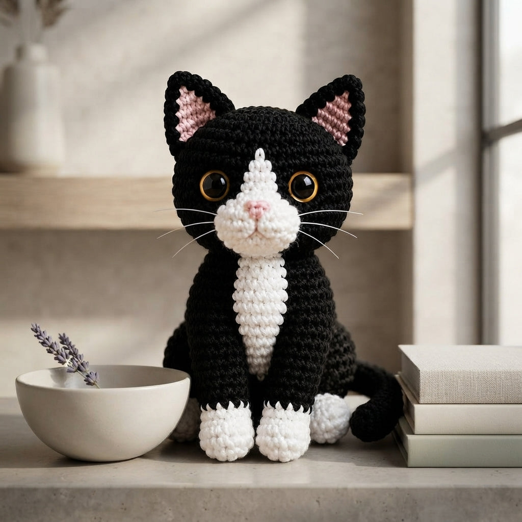 Handmade Amigurumi Kitten | Crochet PDF Pattern
