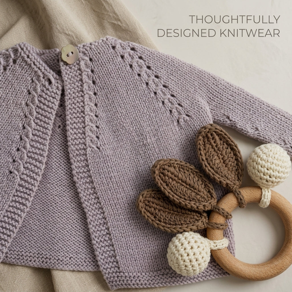 Knitting Cardigan Sweater Baby Cardigan | Crochet Pattern PDF