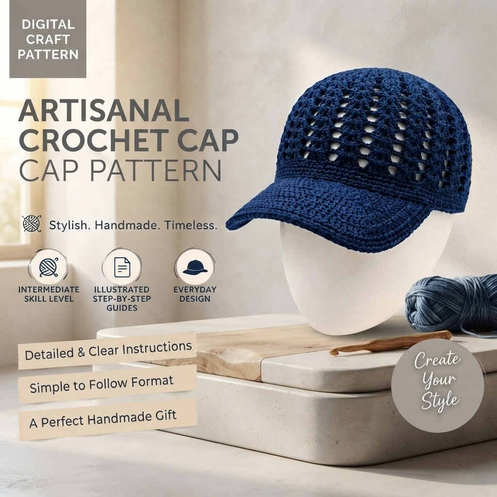 Beautiful Sun Visor | Crochet Sun Hat Pattern — Design 5