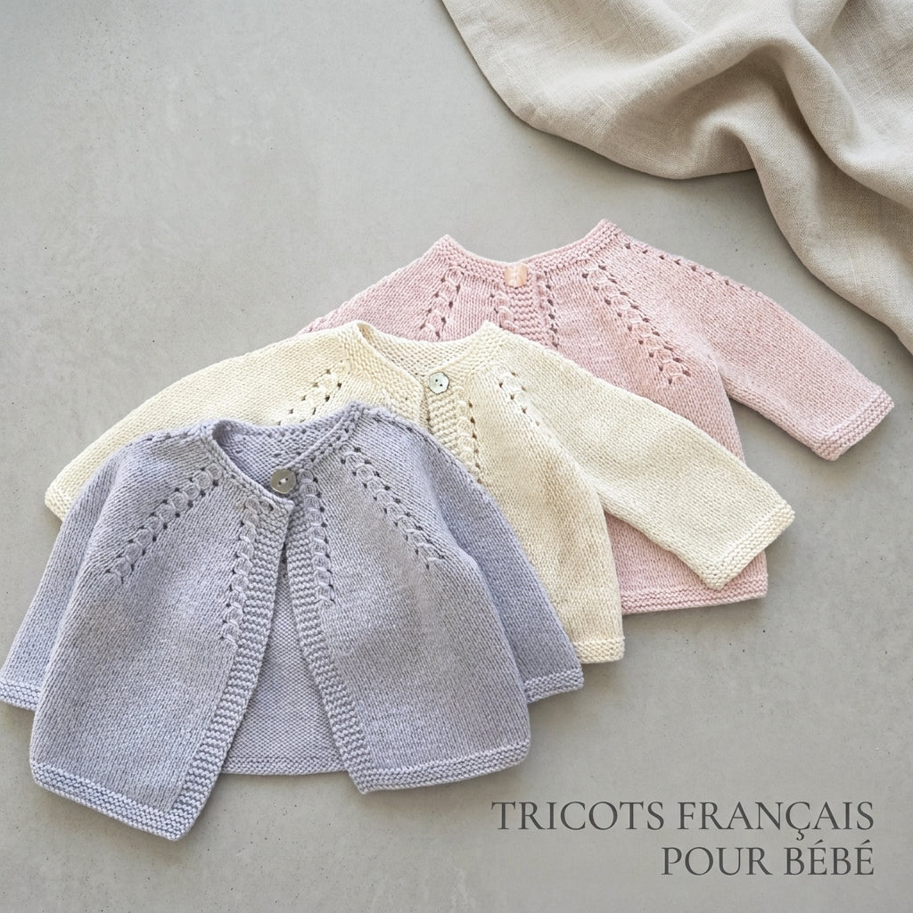 Knitting Cardigan Sweater Baby Cardigan | Crochet Pattern PDF