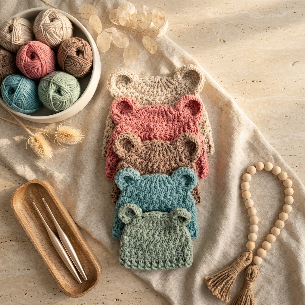 Star Stitch Baby Hat | Crochet Pattern PDF
