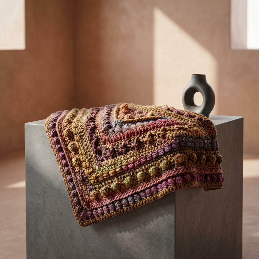 Fable Cowl Hooded Scarf | Textured Crochet Pattern PDF