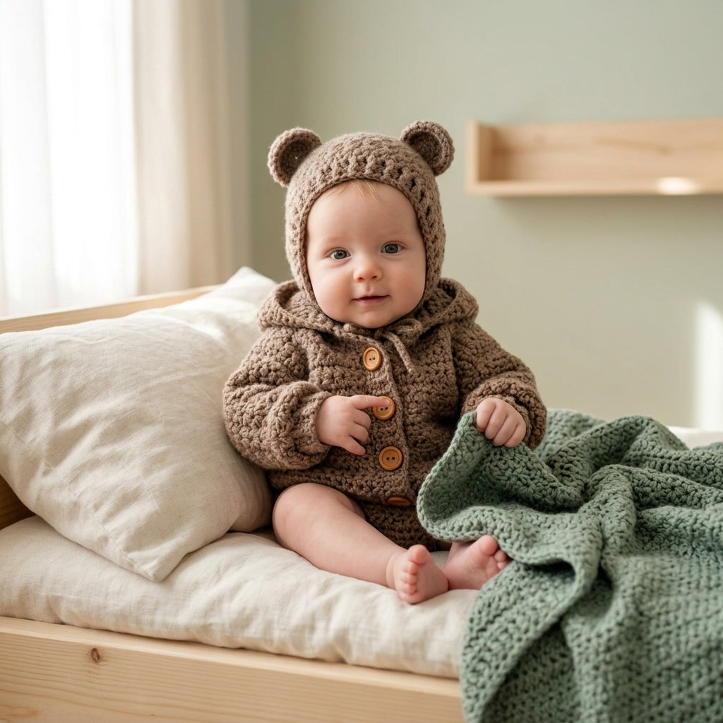 Star Stitch Baby Hat | Crochet Pattern PDF