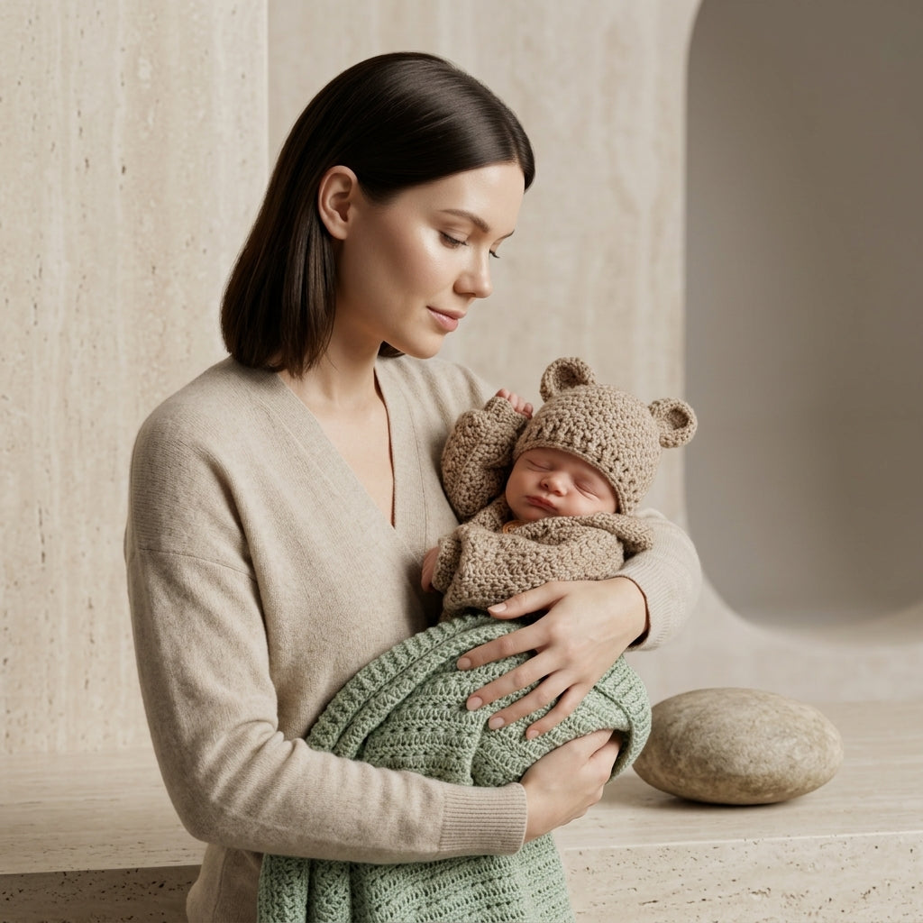 Star Stitch Baby Hat | Crochet Pattern PDF