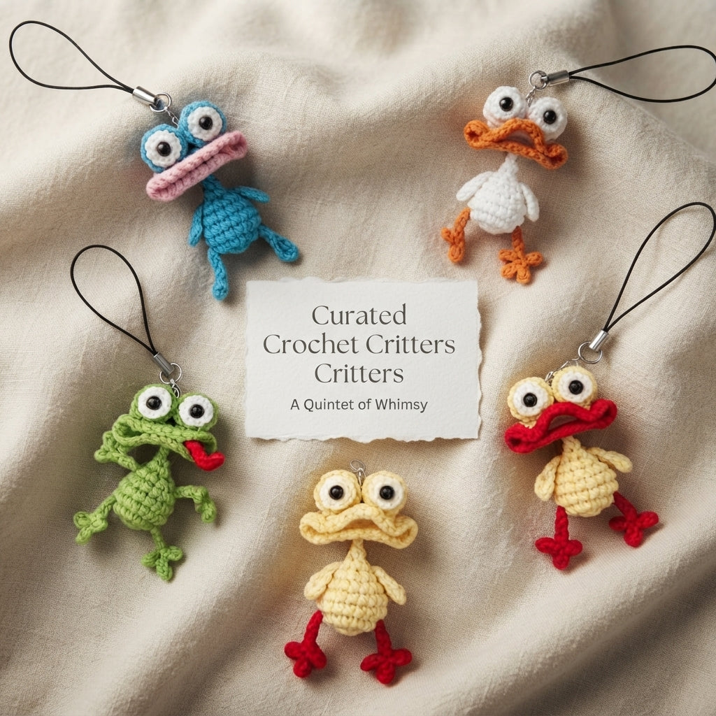Adorable Bag Charm Keychain | Crochet Pattern PDF