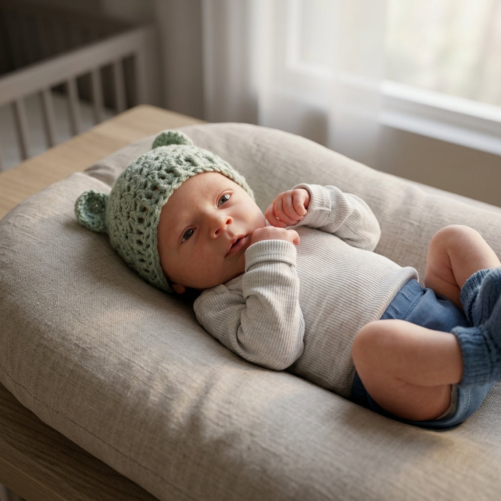 Star Stitch Baby Hat | Crochet Pattern PDF
