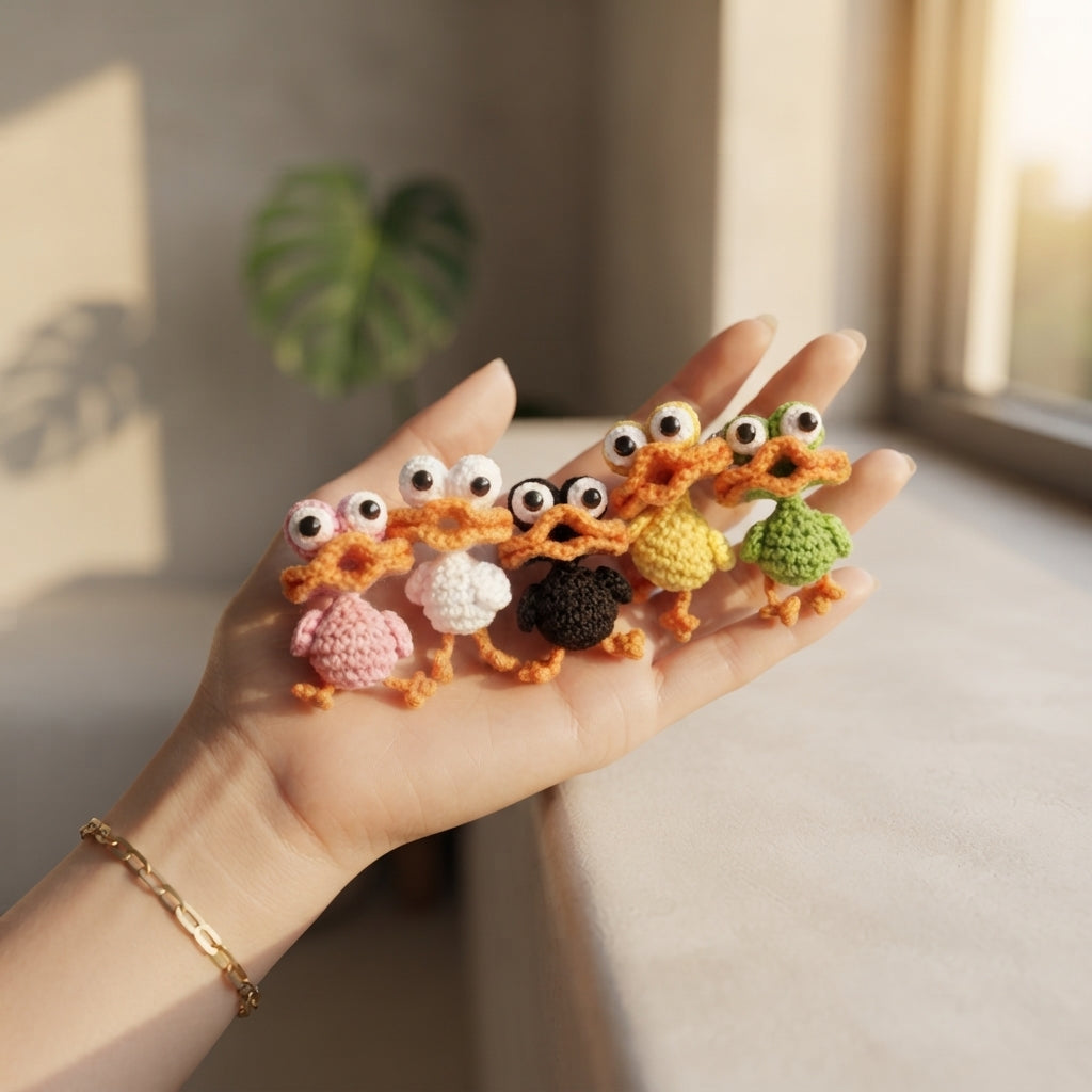 Adorable Bag Charm Keychain | Crochet Pattern PDF