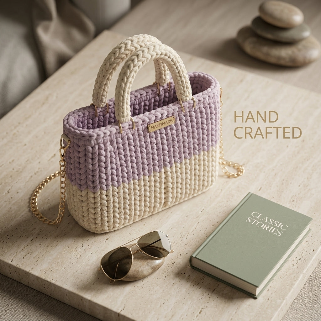 Purse Handbag Tote | Crochet Pattern PDF