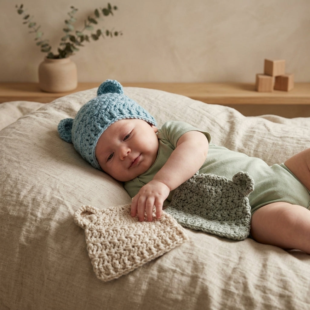 Star Stitch Baby Hat | Crochet Pattern PDF
