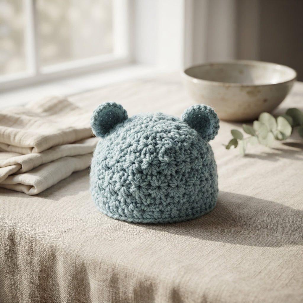 Star Stitch Baby Hat | Crochet Pattern PDF