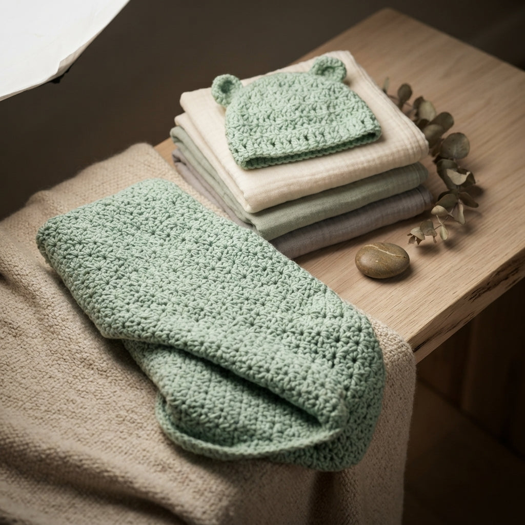 Star Stitch Baby Hat | Crochet Pattern PDF